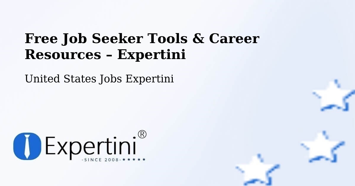 Free Job Seeker Tools & Career Resources – Olmsted County - Olmsted County, United States Jobs Expertini